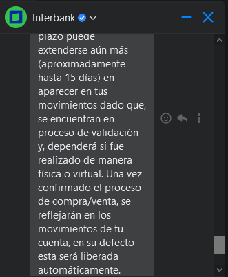 LiberGonza's tweet photo. Como Interbank es TT en #Perú, haré mi reclamo aquí. Llevan DOS AÑOS reteniéndome saldo como "contable", sin dar solución para pasarlo a disponible. Probé todos sus canales, @interbank, me contestan bots, me ignoran, mando solicitud ¡Y LA ELIMINAN DEL SISTEMA!
Por favor dar RT/MG https://t.co/vyrmCELATX