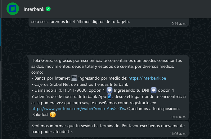 LiberGonza's tweet photo. Como Interbank es TT en #Perú, haré mi reclamo aquí. Llevan DOS AÑOS reteniéndome saldo como "contable", sin dar solución para pasarlo a disponible. Probé todos sus canales, @interbank, me contestan bots, me ignoran, mando solicitud ¡Y LA ELIMINAN DEL SISTEMA!
Por favor dar RT/MG https://t.co/vyrmCELATX