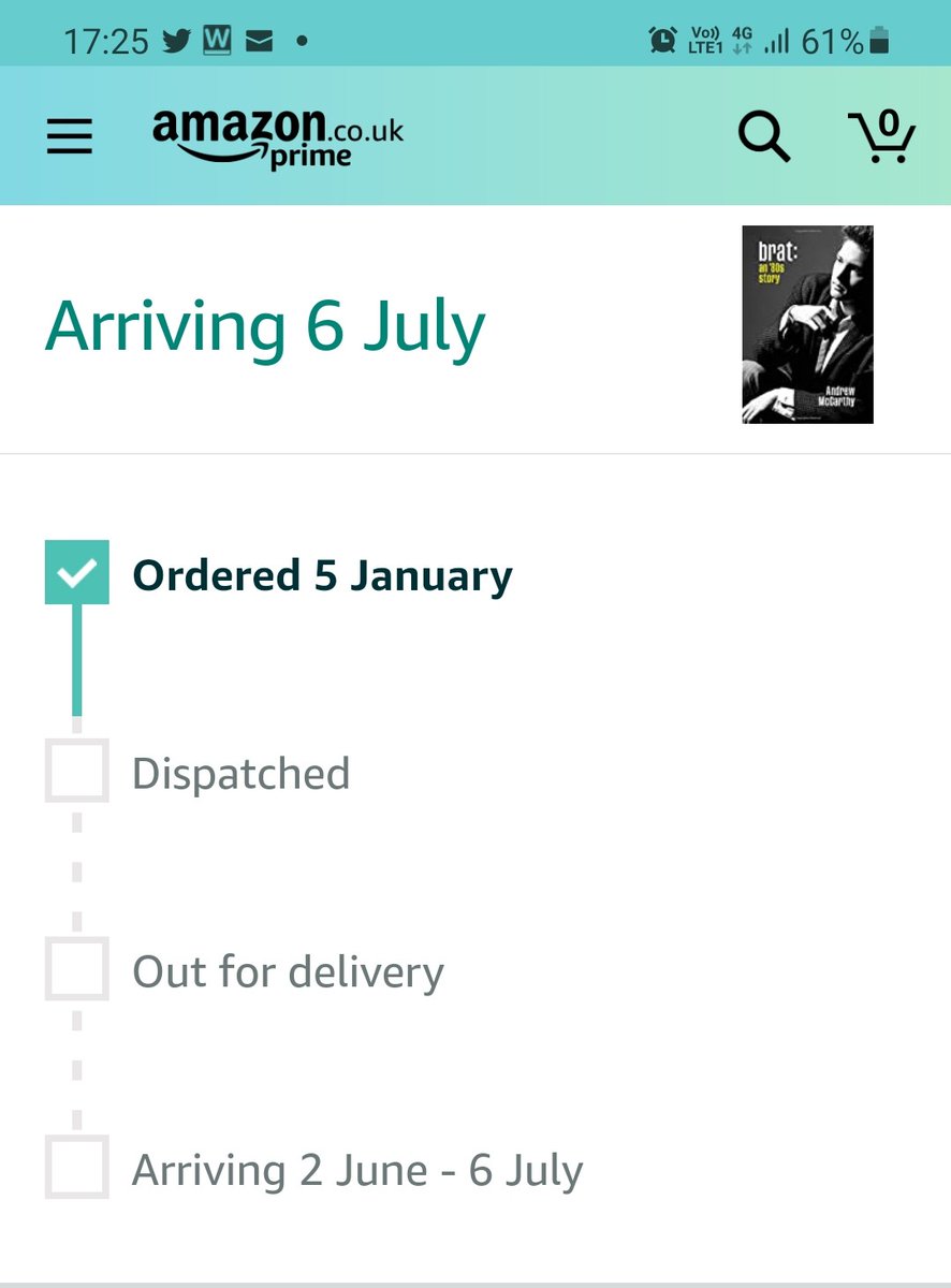 Fletch0410's tweet photo. Nooooo, I cannot wait this long!! Preordered in January @AndrewTMcCarthy do I need to move to America to get this quicker?? 🤔😭 #Howlong #iwantitnow #ilovethe80s https://t.co/FUpcCAV7bS