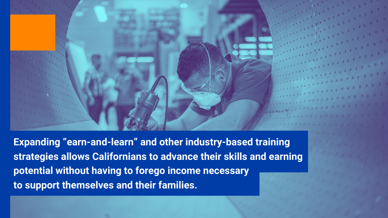 We’re ready to help get California back on its feet and recover better than even before the pandemic. The #CAcomeback plan proposes significant resources for workforce development programs, expands “earn-and-learn” training strategies, and focuses on creating high-quality jobs.