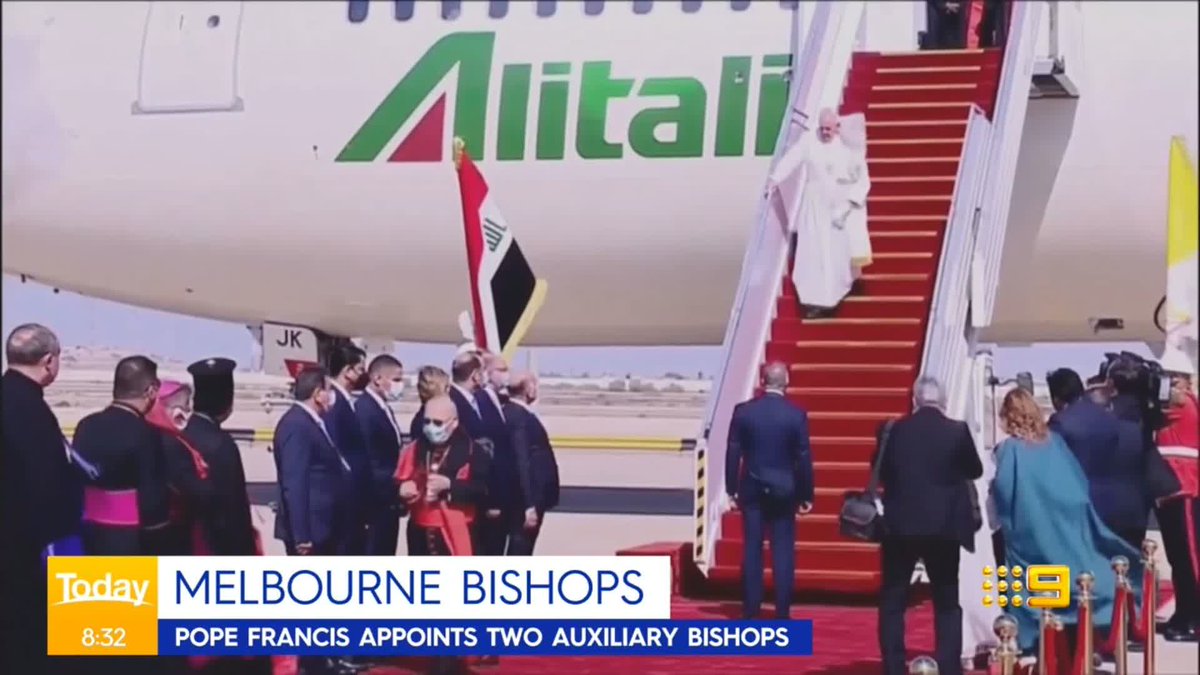 Pope Francis has appointed two new auxiliary bishops to the Archdiocese of Melbourne. 9News