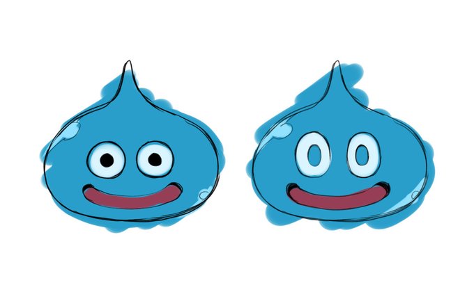 「blue eyes slime (creature)」 illustration images(Latest)