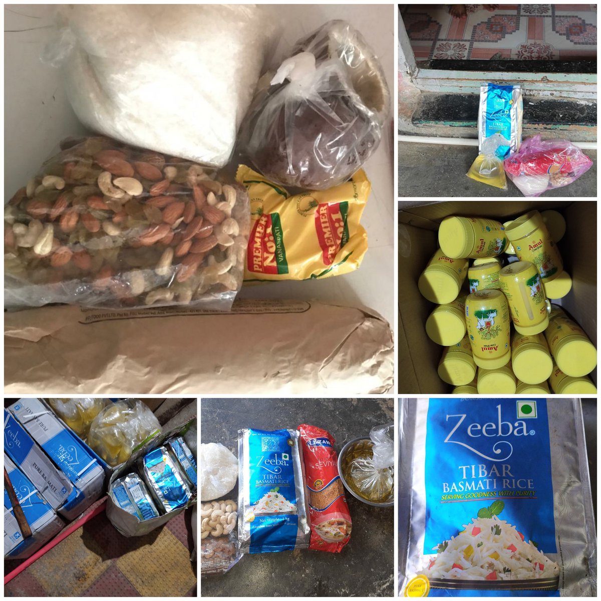 41 sheerKurma kits + 50 biryani kits
Were distributed among the needy.. on
Total around 50+ families were benefitted.
JazakAllahuKhairan Kaseera to the donors. 
Dm me for more Contributions
@Umm_e_Meeran is on break. Due to healthreasons
 #chandraatmubarak 
#Ramadan2021 
#EID2021