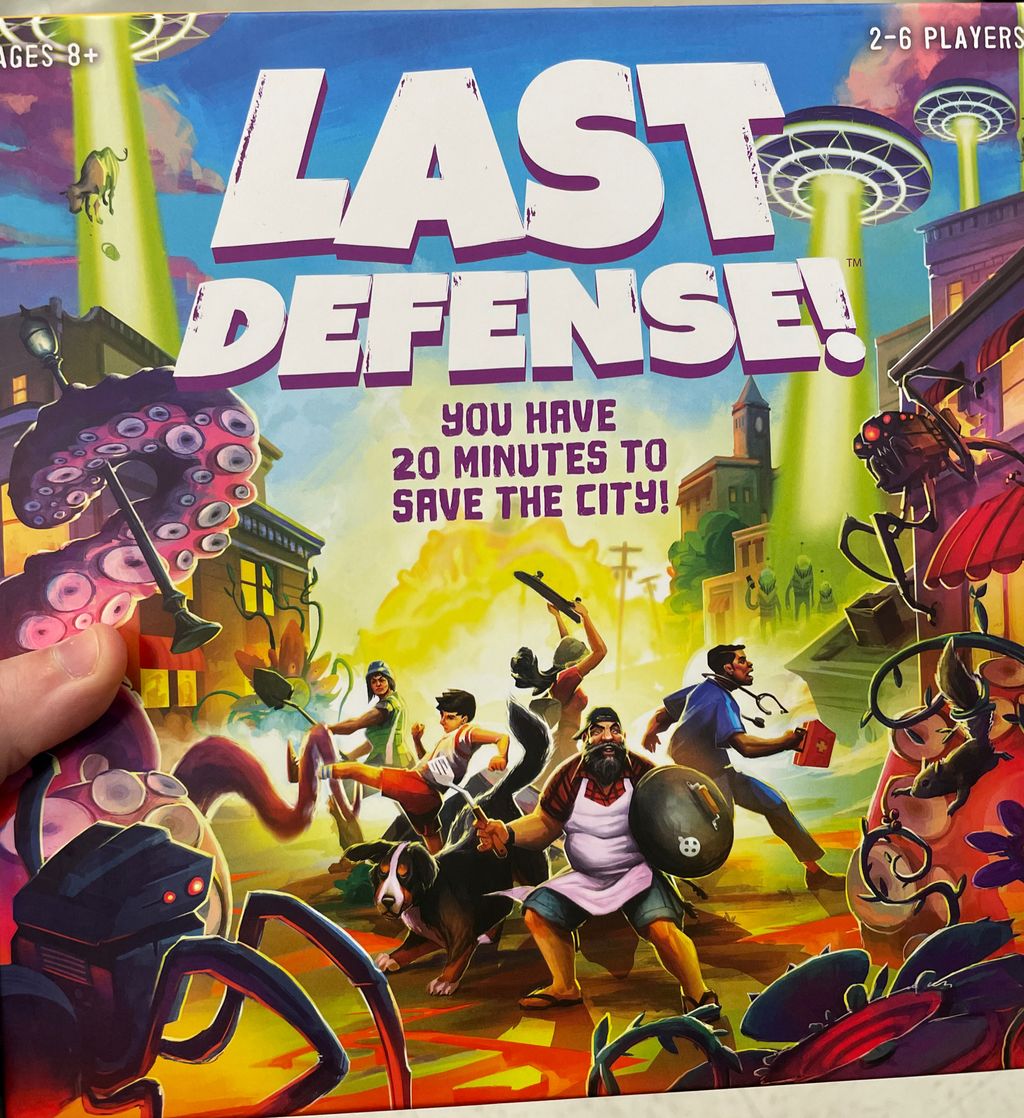EElleBea's tweet photo. Got a new #boardgame as an early #birthday present. Any #gamers out there looking for something new to play, this one’s fun for the whole family and quick!
#lastdefense #gaming #boardgames #playtime #familytime #fridayfun #funfriday #fridaynight #gamenight https://t.co/qgI4wNTnOw
