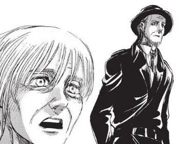 New leaks!! Old Jean and Armin visiting Eren's grave together??!! 