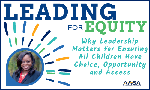Next week's Leading for Equity webinar features <a href="/drgoffney/">Dr. LaTonya M. Goffney</a> on "Why Leadership Matters for Ensuring All Children Have Choice, Opportunity, and Access." Register now: links.aasa.org/3y6G57P #Supts4Equity #leadersmatter