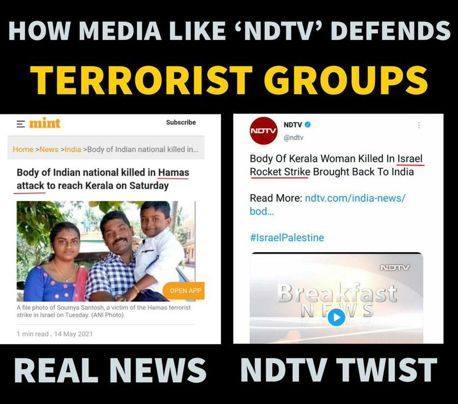 rishibagree's tweet photo. NDTV : Whitewashing Terrorism since last 20 years https://t.co/nTSheV0s1U