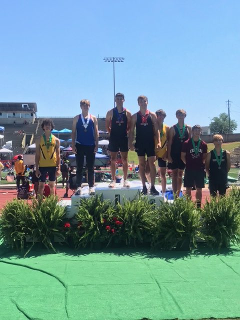 POLE VAULT!! 
Jordan Fick is STATE CHAMP
Drew Chambers is State RUNNER-UP
John Harris  - 4th place
