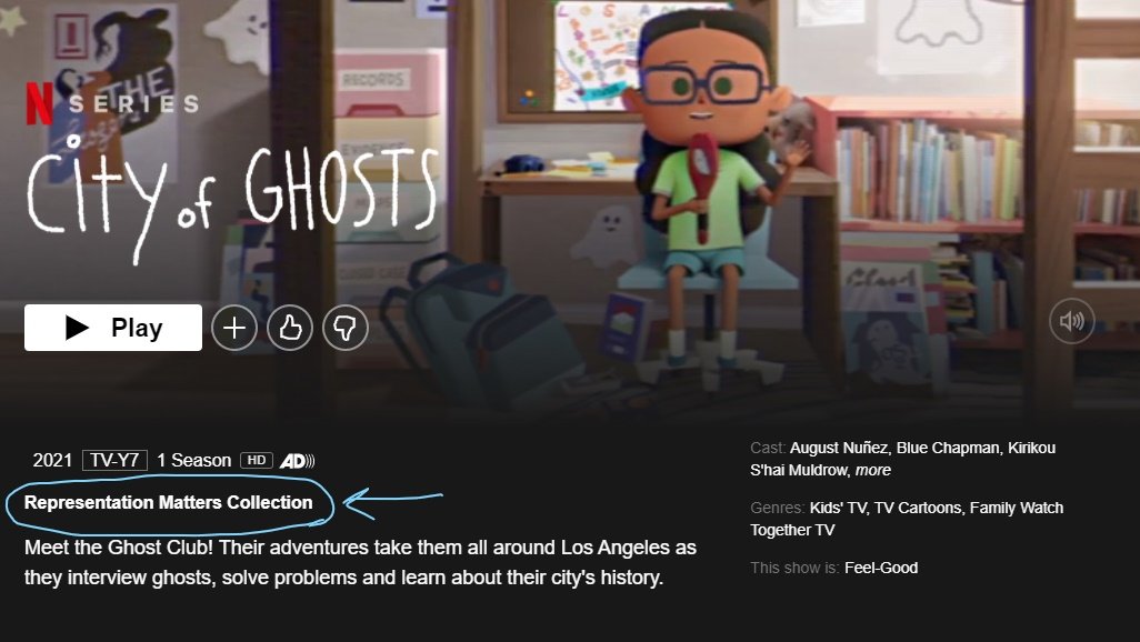 Hey <a href="/netflix/">Netflix</a> if you really think "representation matters" how about some more #CityOfGhosts? If you can give 6 seasons to a horse who transplanted to Hollywood, certainly you can give more than 6 episodes to a show about the real people of L.A.? (P.S. I also loved Bojack)