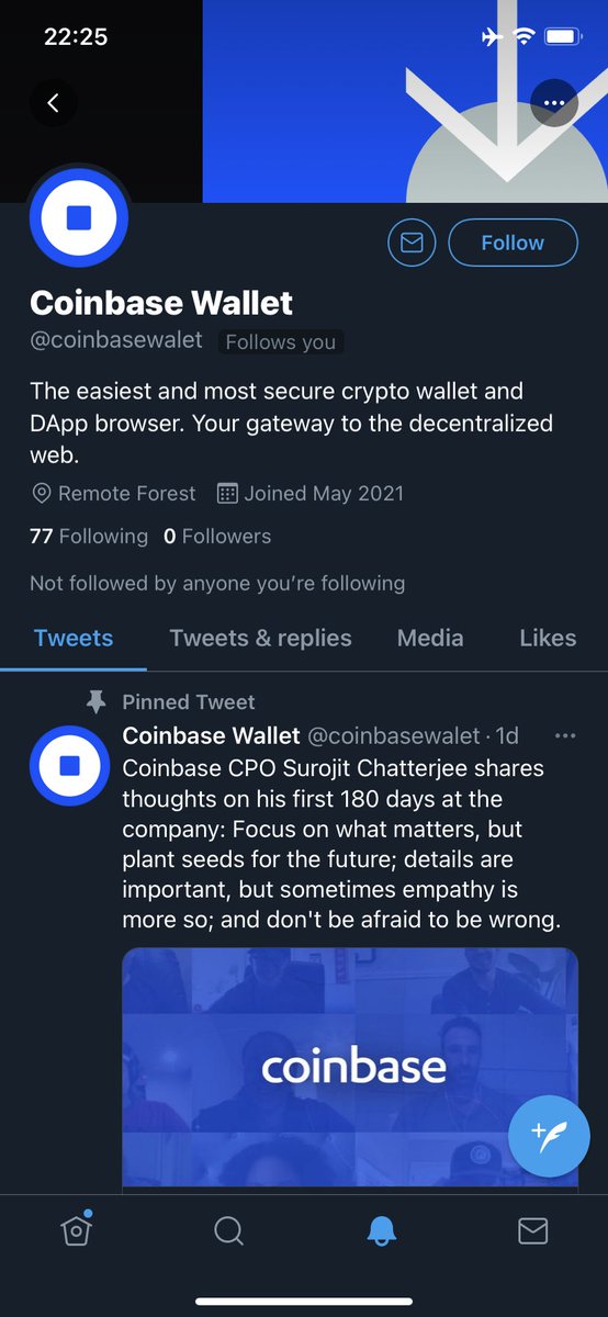 Big_Daddy_Vic's tweet photo. @CoinbaseWallet FYI, got added by this page I’m guessing isn’t authorized by you 🤔 https://t.co/Nl4lMhUKo9