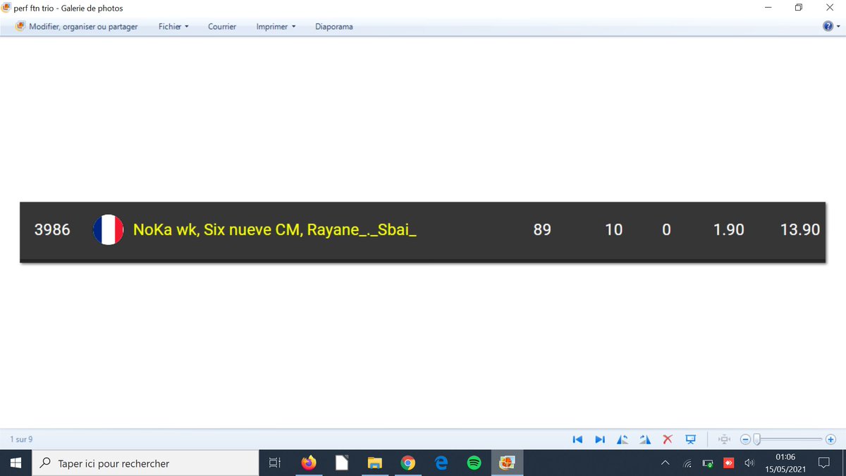 Rayane__Sbai__'s tweet image. TOP 3986 CUP CONSOLE EU W/ NOKA ET CAMIL #perfs