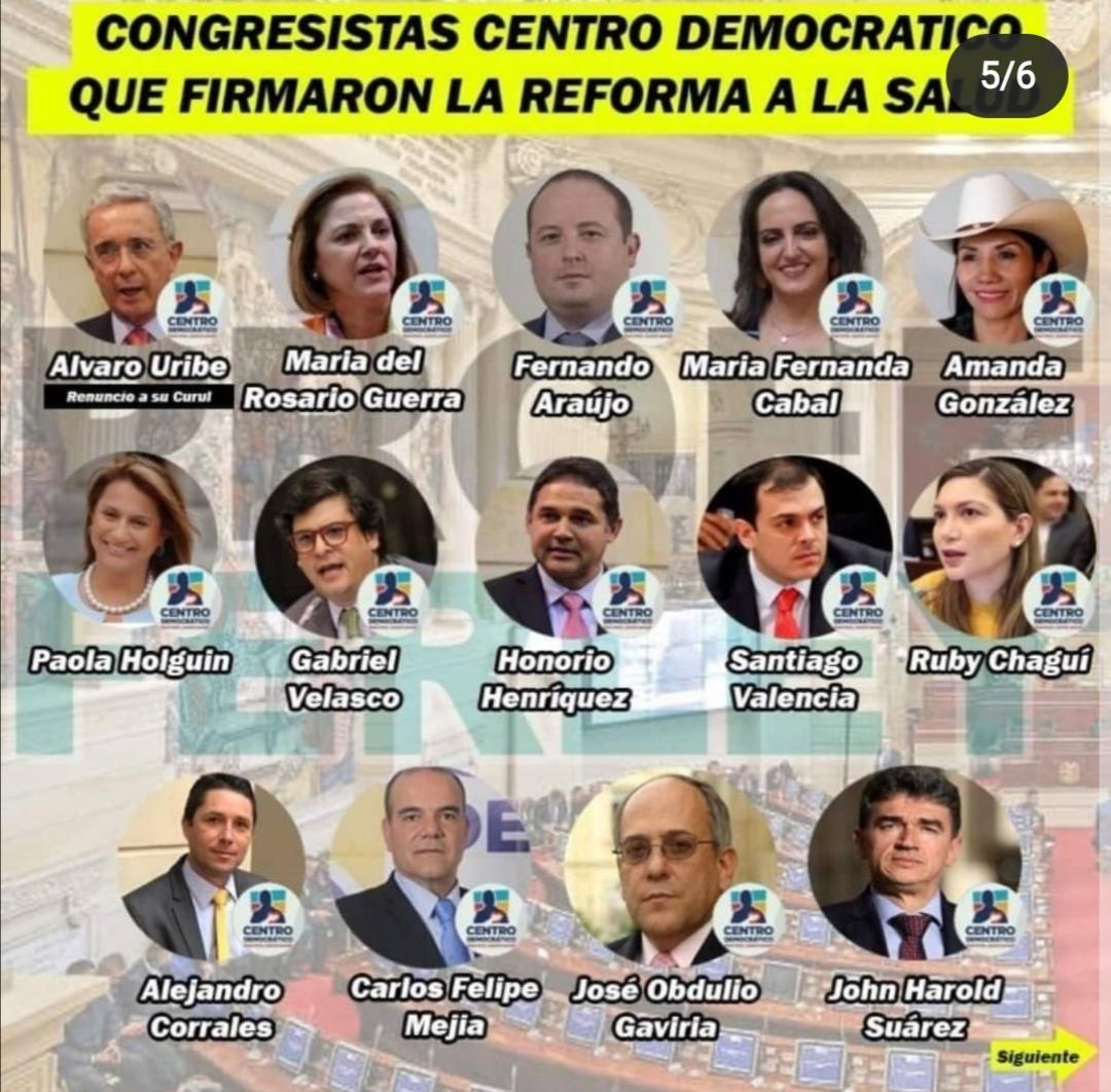 KevinMaOficial's tweet photo. Estos son los congresistas que firmaron el proyecto de ley 010 de 2020 o #ReformaALaSalud. Es importante que todos los conozcamos y recordemos no darles un solo voto en las próximas elecciones a estos personajes. #ParoNacional14M #SOSColombiaDDHH #SOSPopayán https://t.co/m5MfbHCB45