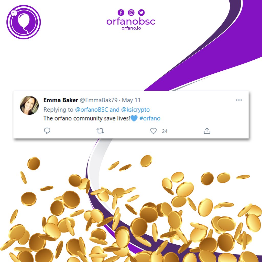 OrfanoX's tweet photo. Thanks for all the support!
We are so grateful for your supports and comments...
https://t.co/AOOhNV94EN
#orfano #orfanotoken #orfanobsc #charitable #donation #cryptomoney #cryptocoin #coin #metamask #tutorial #tutorialhere #cryptowallet #bnb #cryptocurrency https://t.co/7PPivdSEmZ