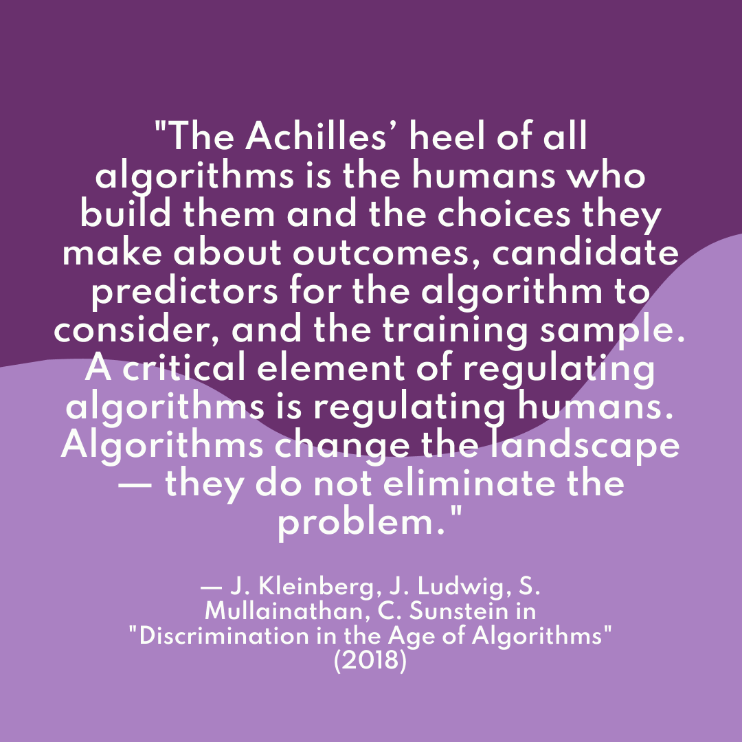 fairbytes's tweet photo. Happy Friday! ✨ Here is a powerful quote from AI ethicists:
#ai #artificialintelligence #aiethics #dataethics #machinelearning #fairbytes https://t.co/OmnIURYvu1