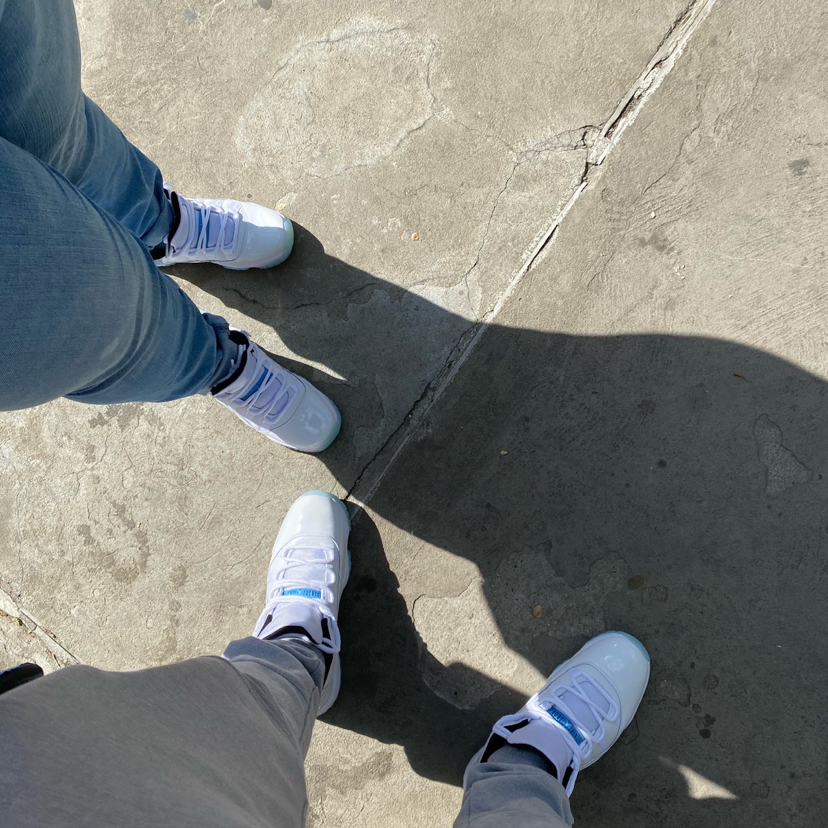 JonathanYing523's tweet photo. After close to 8 years we finally have a matching pair of Js lol #jordan #airjordan #jordan11 https://t.co/uUcV5qRlhN