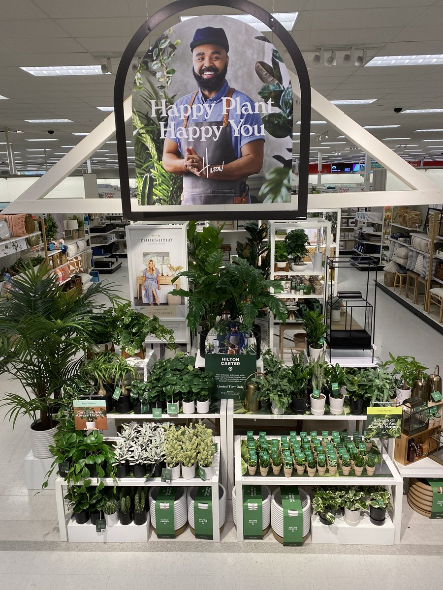 shaheedAtTarget's tweet image. Guests are super Excited about the Epic partnership, Hilton Carter X Target #HiltonCarterxTarget limited edition collection! Chic Plants for everyone from plant lovers to 1st time plant owners. Prices range from $5-$130. Major Props to VM John &amp;amp; Team for this beautiful execution
