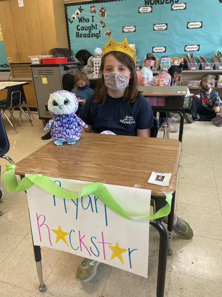 Miss_ERyan's tweet photo. Celebrating one student a day until the school year ends! 3ER loves being the Ryan Rockstar of the day! https://t.co/0onS5aDhLo