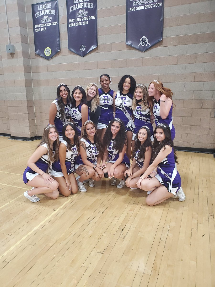 Congratulations to our senior cheerleaders!!! We love you and will miss you!!!!💜💜💜💜💜💜💜