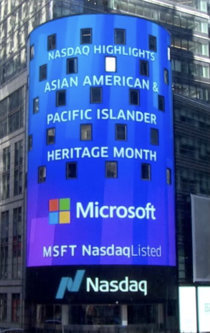 IMNetSpyder's tweet image. This is so cool! Nasdaq recognizes Asians at Microsoft and the Asian-American and Pacific Islander Heritage Month!

Proud and thankful to have the support of our Microsoft family and Nasdaq !

#AsianPacificAmericanHeritageMonth
#diversityandinclusion
#microsoft #microsoftlife