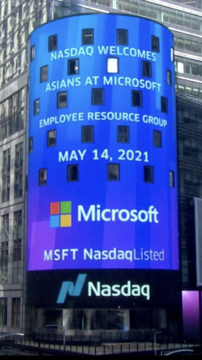 IMNetSpyder's tweet image. This is so cool! Nasdaq recognizes Asians at Microsoft and the Asian-American and Pacific Islander Heritage Month!

Proud and thankful to have the support of our Microsoft family and Nasdaq !

#AsianPacificAmericanHeritageMonth
#diversityandinclusion
#microsoft #microsoftlife