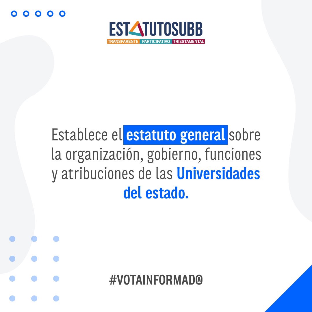 ¿Qué es el DFL-4? 🤔

Este 1 de Junio no olvides votar informado 👌🏻

Revisa la información disponible sobre el proceso de reforma estatutaria UBB en el sitio web estatutos.ubiobio.cl

#VotaInformado #VotaInformada
#EstatutosUBB #Plebiscito #UniversidadesEstatales