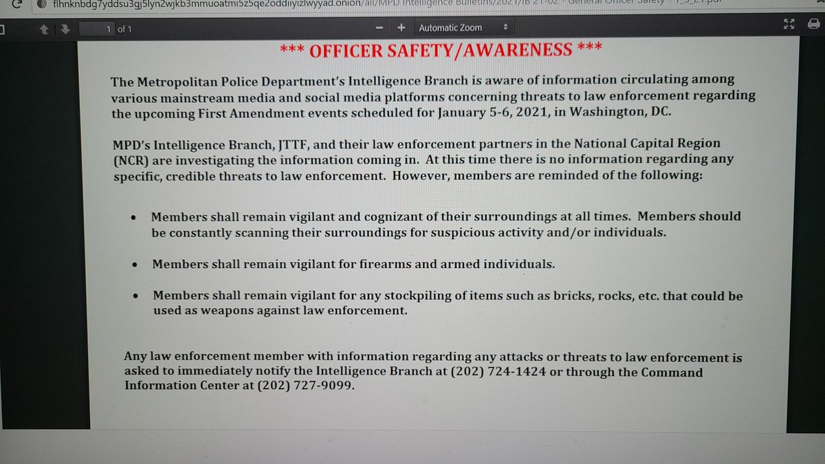 JasonRCharter's tweet photo. This is all @DCPoliceDept told their officers before January 6th. The fact that they were not alerted to all the credible threats against the Capitol still baffles me. #DCPolice #MPDLeaks https://t.co/UtRk4WrGq4