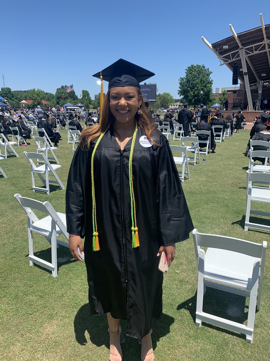 woodard_autumn's tweet photo. I did something yesterday, May 13th, 2021! 

Augusta University Alumna https://t.co/FWQZsBQDvg