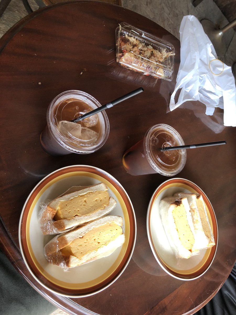 a4XME's tweet photo. 豊田市のたまご村の厚焼きたまごサンド美味でした🙌🥚🥚🥚 https://t.co/IkchZLMpzF