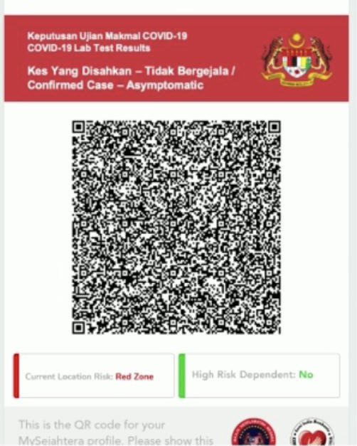 JKJAVMY's tweet photo. 🚨 PERHATIAN

Bagi yang mempunyai 3 status seperti ini di MySejahtera, diminta untuk bertanggungjawab dan TIDAK HADIR di PPV walaupun pada tarikh temujanji vaksinasi anda.

Sila hubungi talian hotline untuk batalkan temujanji ada. Tarikh baru akan dijadualkan semula kemudian. https://t.co/YYv8IaWL4B