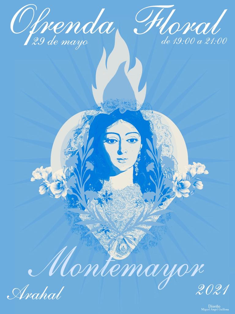 La Hermandad de Nuestra Señora de Montemayor Coronada de Arahal celebra ofrenda floral en honor de su amadísima titular, en sustitución de la procesión gloriosa por las calles.

📆 Sábado, 29 de mayo de 2021

🕖 De 19:00 a 21:00 horas

⛪ Parroquia de Santa María
      Magdalena