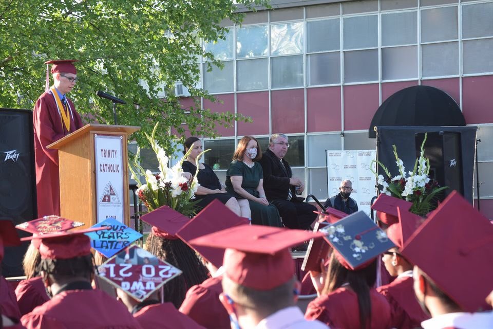 Congratulations to the Trinity Catholic Class of 2021! As valedictorian John G. said: “We will always be Titans.” #TitanPride #Graduation
