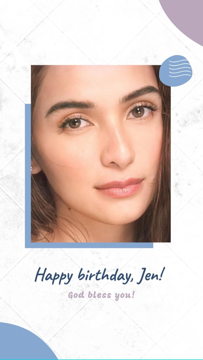 Happy birthday to the one and only Jennylyn Mercado 