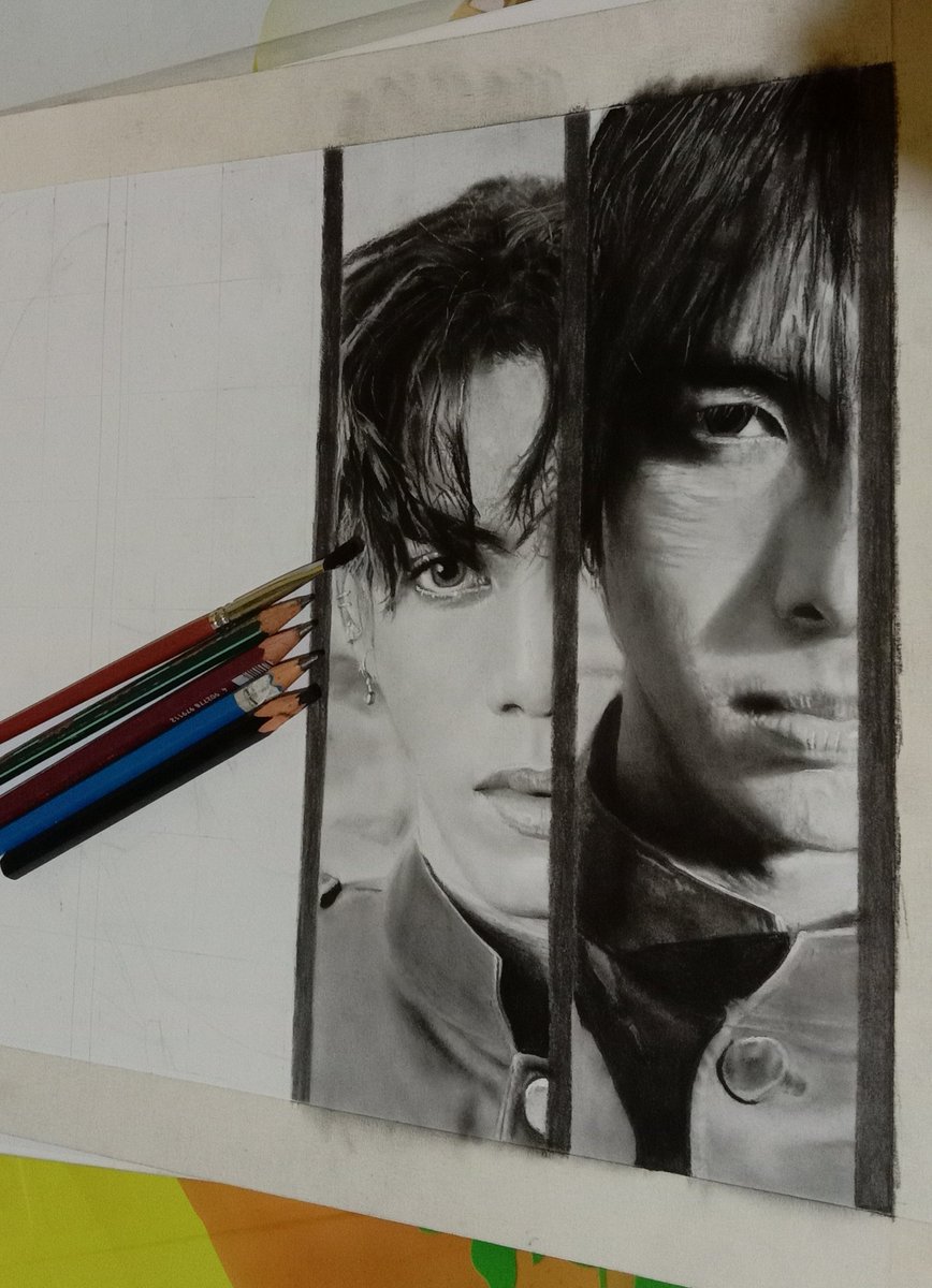 Jeikeium03's tweet photo. (2/5) Graphite and Charcoal Pencil on V.B.
"Mahiwaga, bawat nakasarang bintana sa'kin dati lahat ngayo'y nagbubukas"

I'm voting @SB19Official for #BBMAsTopSocial https://t.co/pNXuJ4HcYU