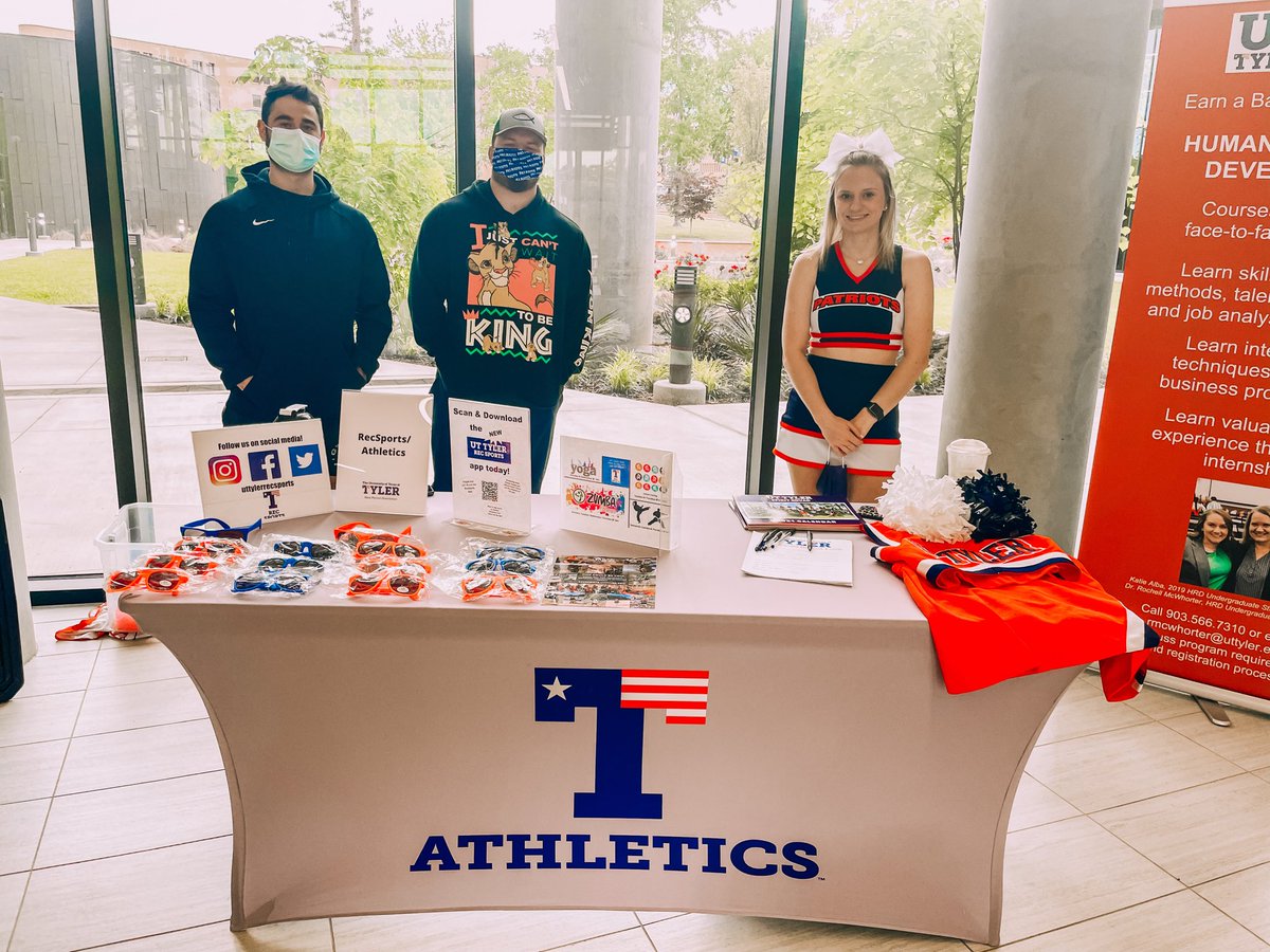 UTTyler_Spirit's tweet image. First Orientation Fair is complete! We are looking forward to meeting all of the new Patriots at each orientation this semester. #UTTylerPatriots