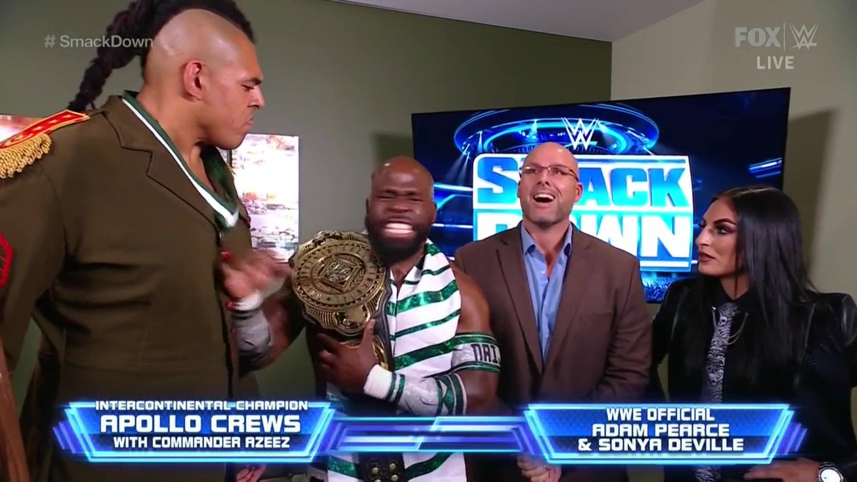 AdamPearceNet's tweet photo. Here's a few HQ #Smackdown Screencaptures from tonight's Episode #AdamPearce #ScrapDaddyAP #WWE #WWERAW #WrestleManiaBacklash
(@ScrapDaddyAP) https://t.co/0vAMKxSwBB