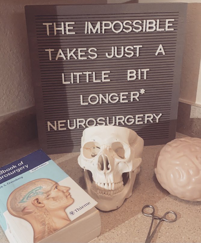 What I think to myself every time I hear that “it is *impossible* to match in neurosurgery as an IMG”...🤞🏼✨