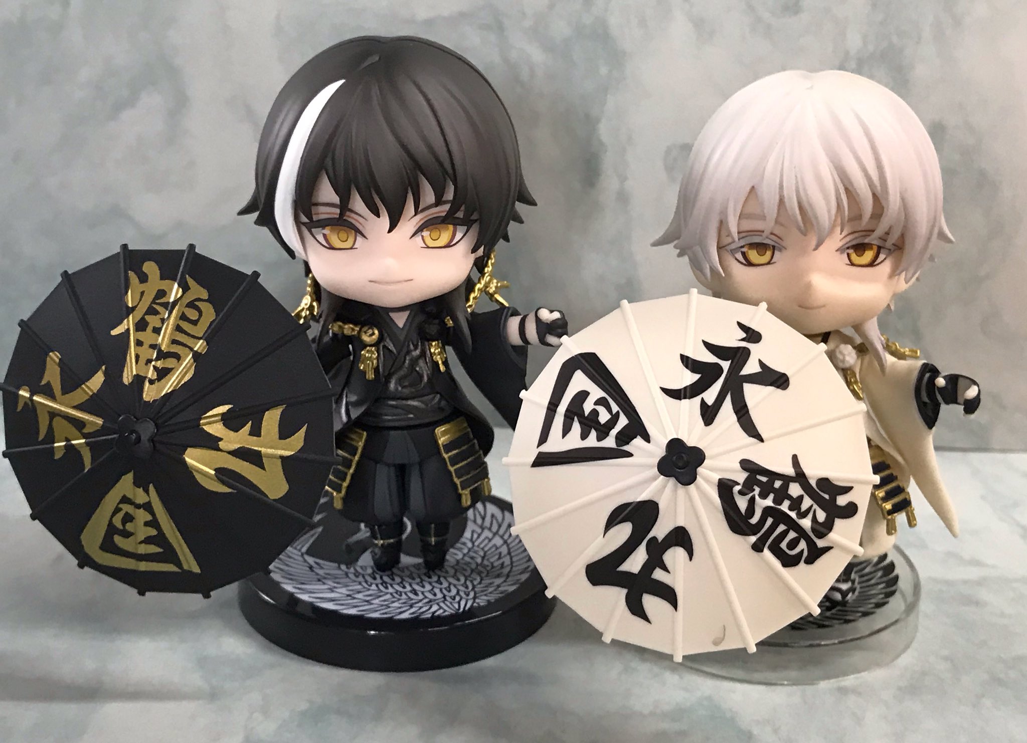 ねんどろいど 刀剣乱舞 黒鶴丸 番傘付き ねんどろいど 舞台『刀剣乱舞』義伝 暁の独眼竜 鶴丸国永