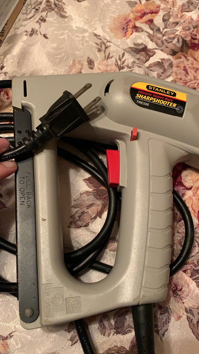 lynncat22's tweet photo. @AskTSA would this staple gun be allowed if I put it in my checked bags?? I don’t want to carry it on, but would rather not have to mail it to my destination. 

If it’s not allowed is there a way I can mail it from the airport? https://t.co/CAFXcKfz97