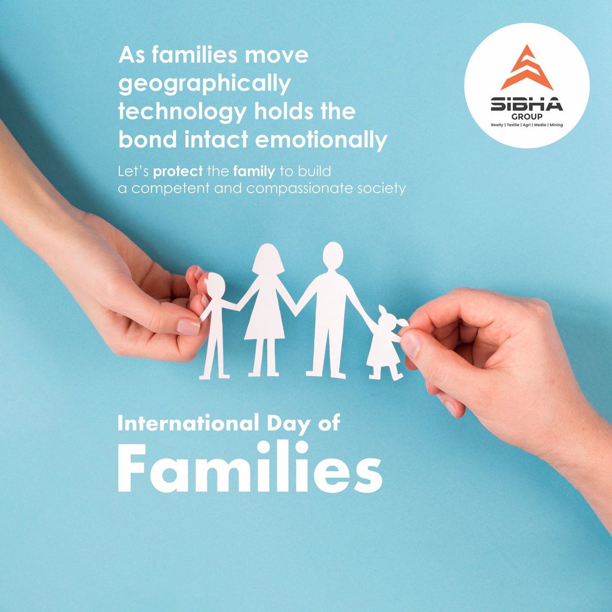 SibhaGroup's tweet photo. Technology holds together the families that live apart geographically.
#internationaldayoffamilies @Sibhagroup #bonding #together #staysafe https://t.co/ahKc3GAY7p