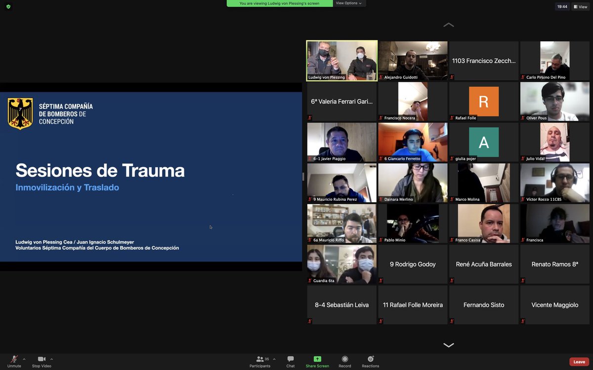 Sesta_Compagnia's tweet photo. Luwdig von Plessing y Juan Ignacio Schulmeyer de @septimaconce dictaron la academia virtual “Trauma: inmovilización y traslado” en la cual participa nuestra consorella @Pompa_Italia y las compañías @OctavaCBV y @NovenaCBV 
👉🏻 https://t.co/M2vXQwayi7
#AddestramentoQuotidiano https://t.co/XjJTriG3Ph