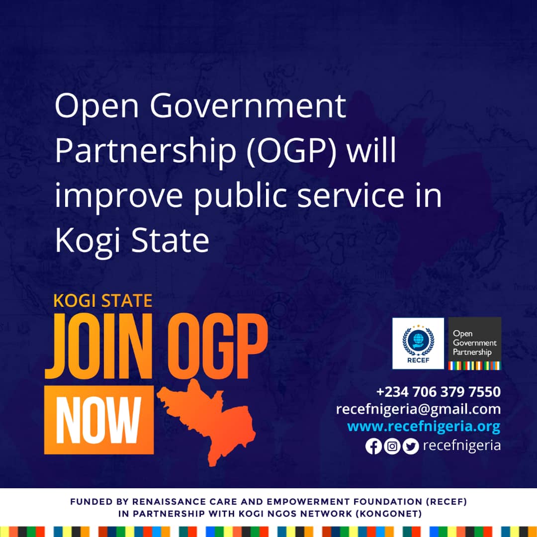 recefnigeria's tweet photo. "Open Government Partnership (OGP) will improve public service in the State"

@OfficialGYBKogi @LugardHouse @KingsleyFanwo @ogpnigeria @KONGONET @asukupharm
@kogireports @centrelsd @SFCGNigeria @ActionAidNG @idrismiliki @hamingra1 @pibcidng @CPNIGLOBAL

#OGP 
#KogiStateJoinOGP https://t.co/IqqNX0yg87