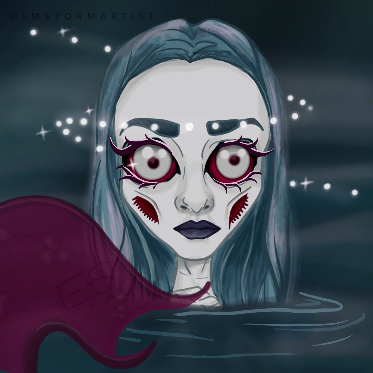 emstormartist's tweet photo. Ophilius is a victim of mercury being in retrograde. #oceanspace2021 #mermay2021 #mermay #drawtobermermay2021
.
.
 inspired by #amandaseyfried in #thingsseenandheard https://t.co/WiiPEmCZNY