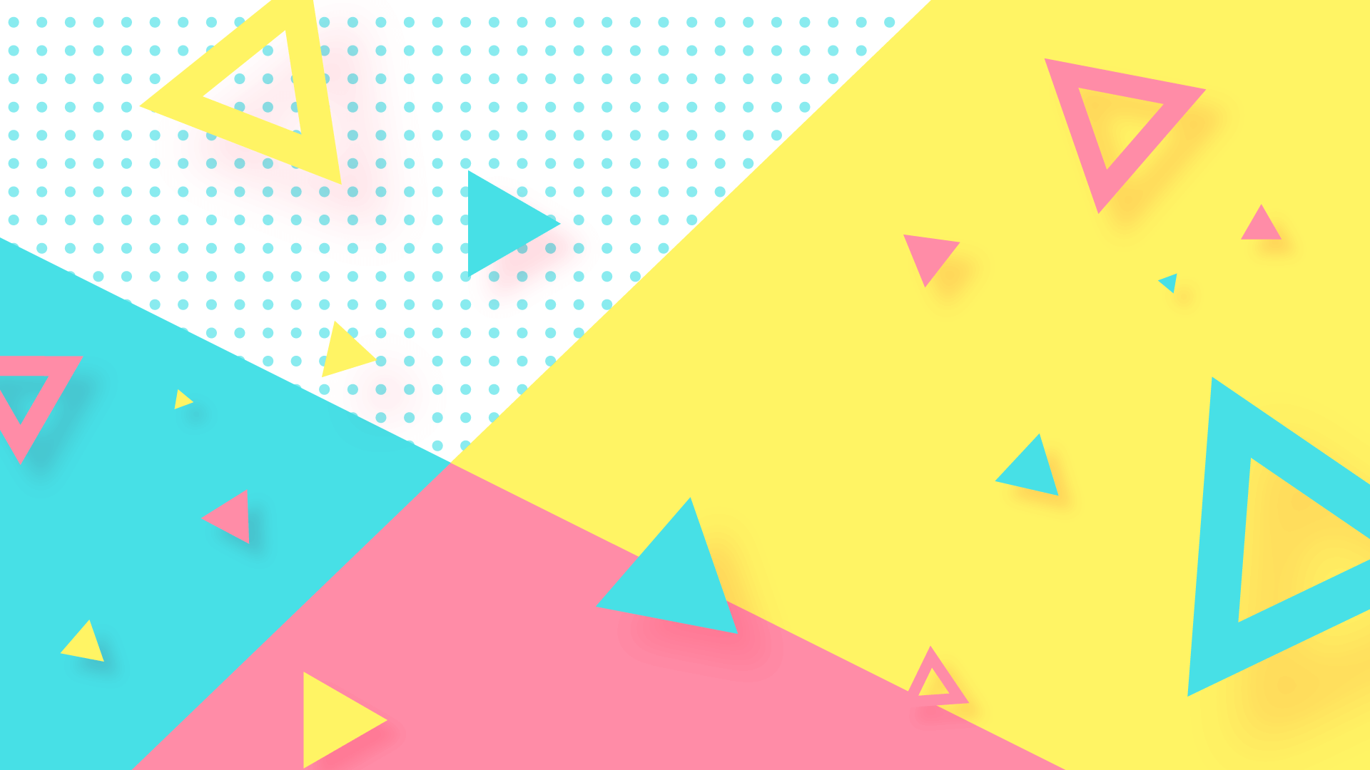 Okumono 背景 動画フリー素材 New パーティー トライアングル 10種 T Co Ckseyjkewb カラフルな切り替わりが目を惹く 三角を散りばめた背景素材です 回転させながら色パターン作成しているので それぞれ違った風に見えて楽しい