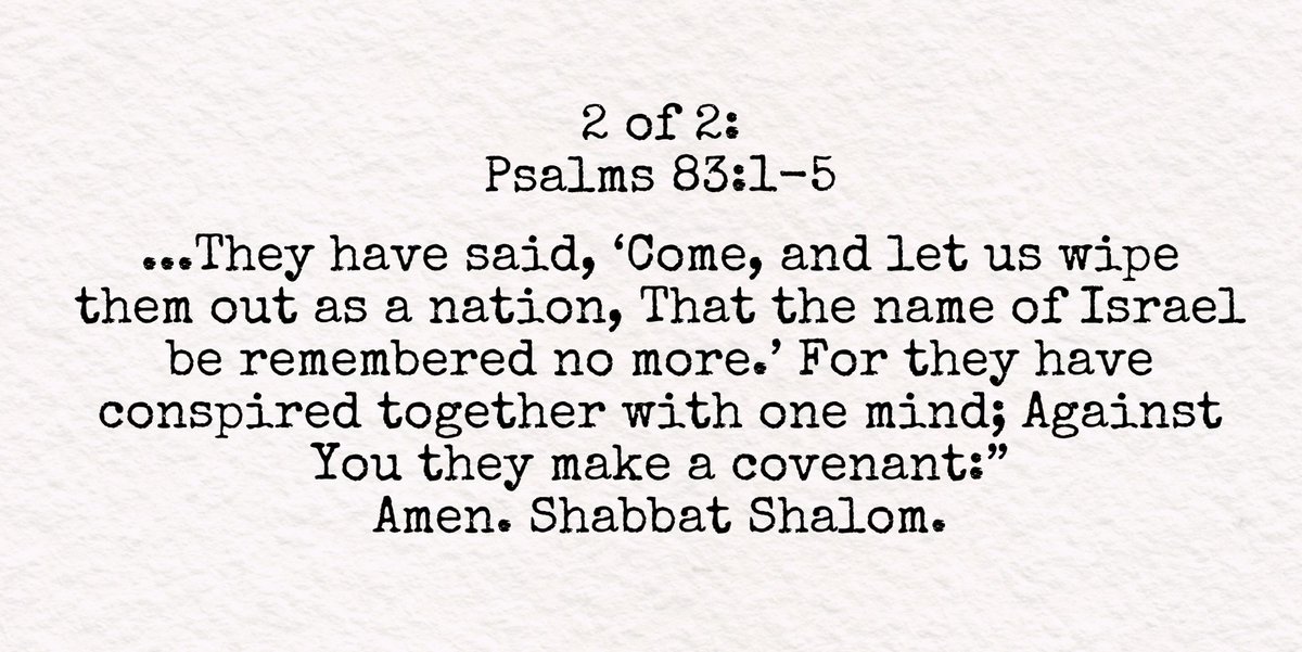 On this day 73 years ago, Israel became a nation again, after over 2,000 years of being dispersed &amp; persecuted. Now, as war rages against Israel &amp; her people there is so much to pray about, because God has so much to say about Israel &amp; His great love including this Scripture: