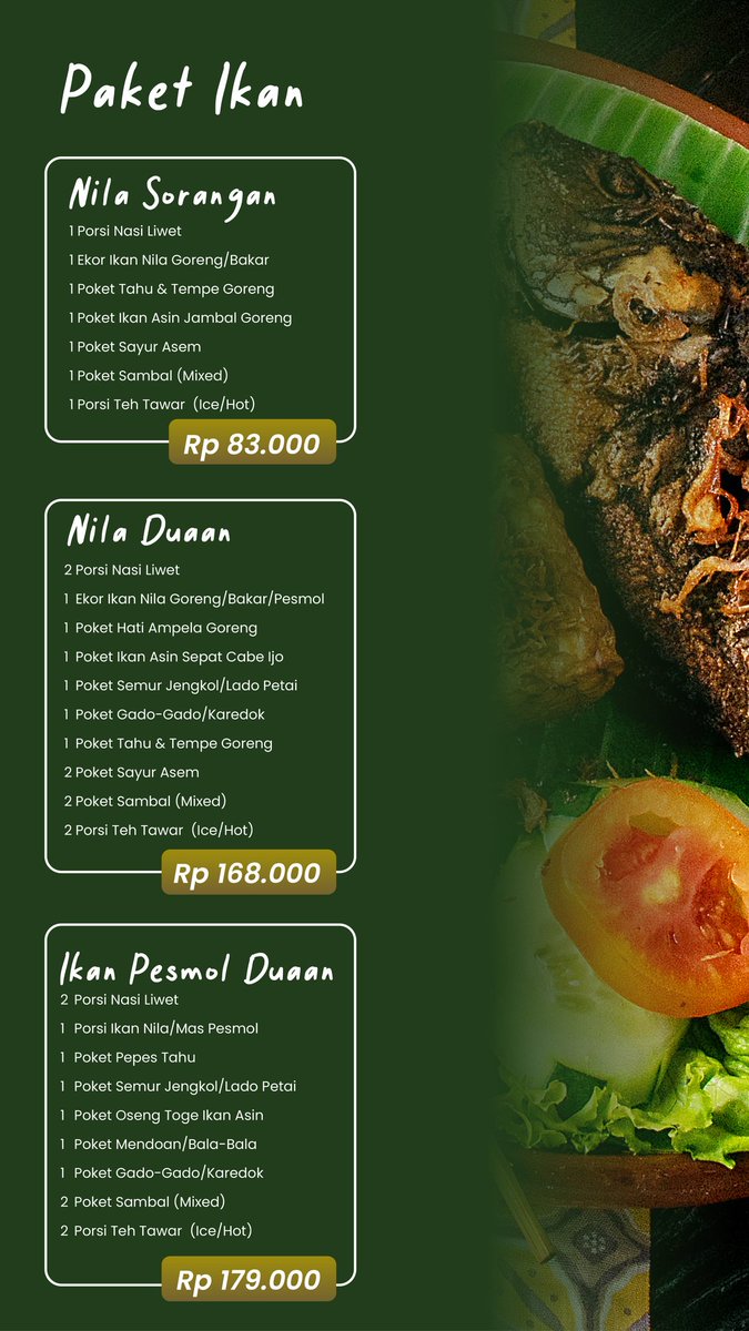 rqabonk's tweet photo. hari ini @tilamdaun telah merilis menu paket baru.. cobain yuk.. https://t.co/2rIVMxQFot