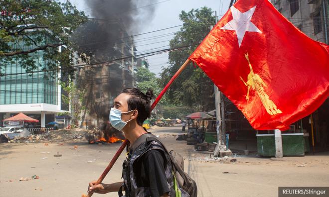 The resistance to the Myanmar junta's coup "has expanded in recent weeks from daily street protests and strikes to attacks on junta-appointed administrators and ambushes of security forces by civilians." reuters.com/world/middle-e…