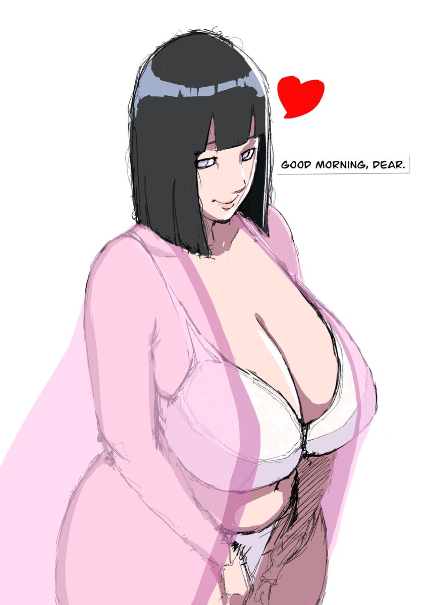 🏧 = #1 в X: „Here's a sketch of Hinata just waking up. Figured some people  wanted to know where Hinata was. She'll be on the back burner for the time  being.