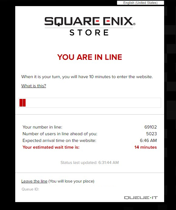 Square Enix Store VS  Store