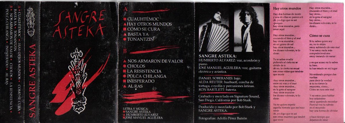 prestareactor's tweet photo. #SangreAzteca es la banda que recordamos en la #Jineteca de hoy; una agrupación liderada por Humberto Álvarez quien introdujo el acordeón al Rock nacional y cuyo aporte sigue resonando en la escena mexicana.
#QueElRockSea #ElOrdenDelCaos. https://t.co/yCDDPobq1R