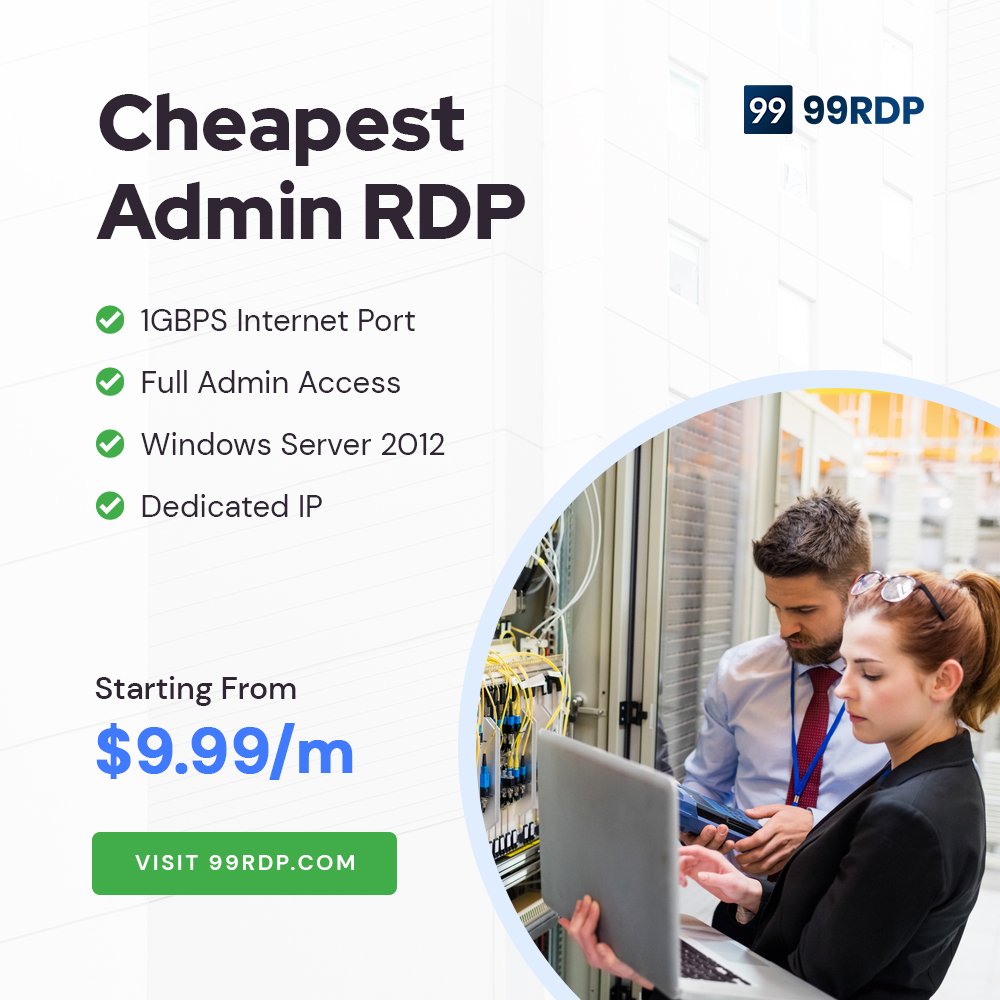 99rdp's tweet image. 🤑It Can&apos;t Get Any Cheaper Than This 

🥳Full Admin Rdp In Affordable Price

✅ Dedicated IP
✅1GBPS Internet Port 
✅ Windows Server 2012

🌐Order Now : 99rdp.com/admin-rdp/

#99rdp #cheaprdp #fulladminaccess #adminrdp #windowsserver #1GBPSdedicatedRDP #usadedicatedserver #us